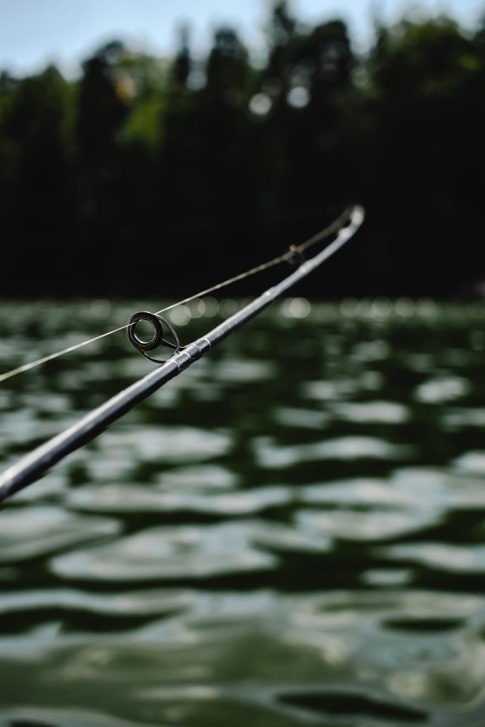 Shallow Focus of Fishing Rod